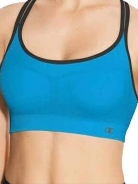 Champion sports bra blue high support 34B 12B 🦋